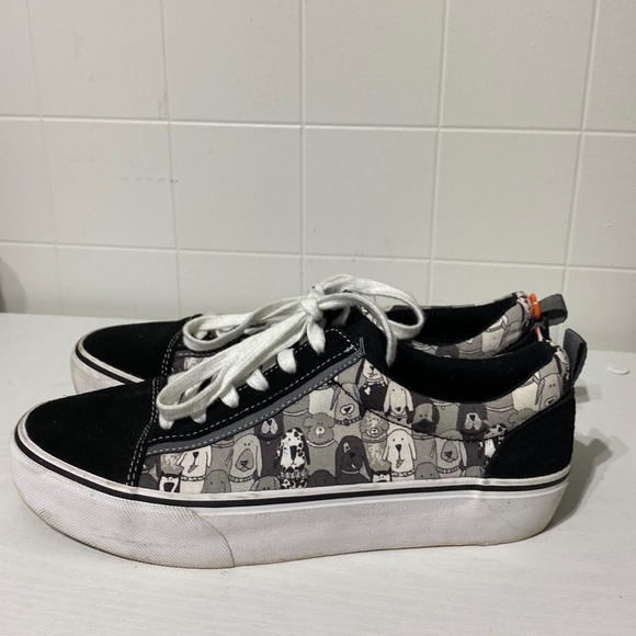 BOBS Skechers Women's 9.5 Marley Party Favor Lace Up Sneaker Dog Lover Shoes - Picture 1 of 7